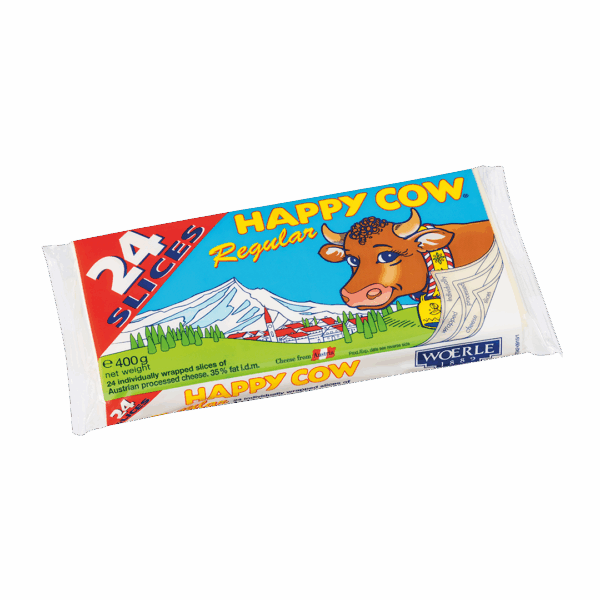 Happy Cow Double Pack Slices 12/400g