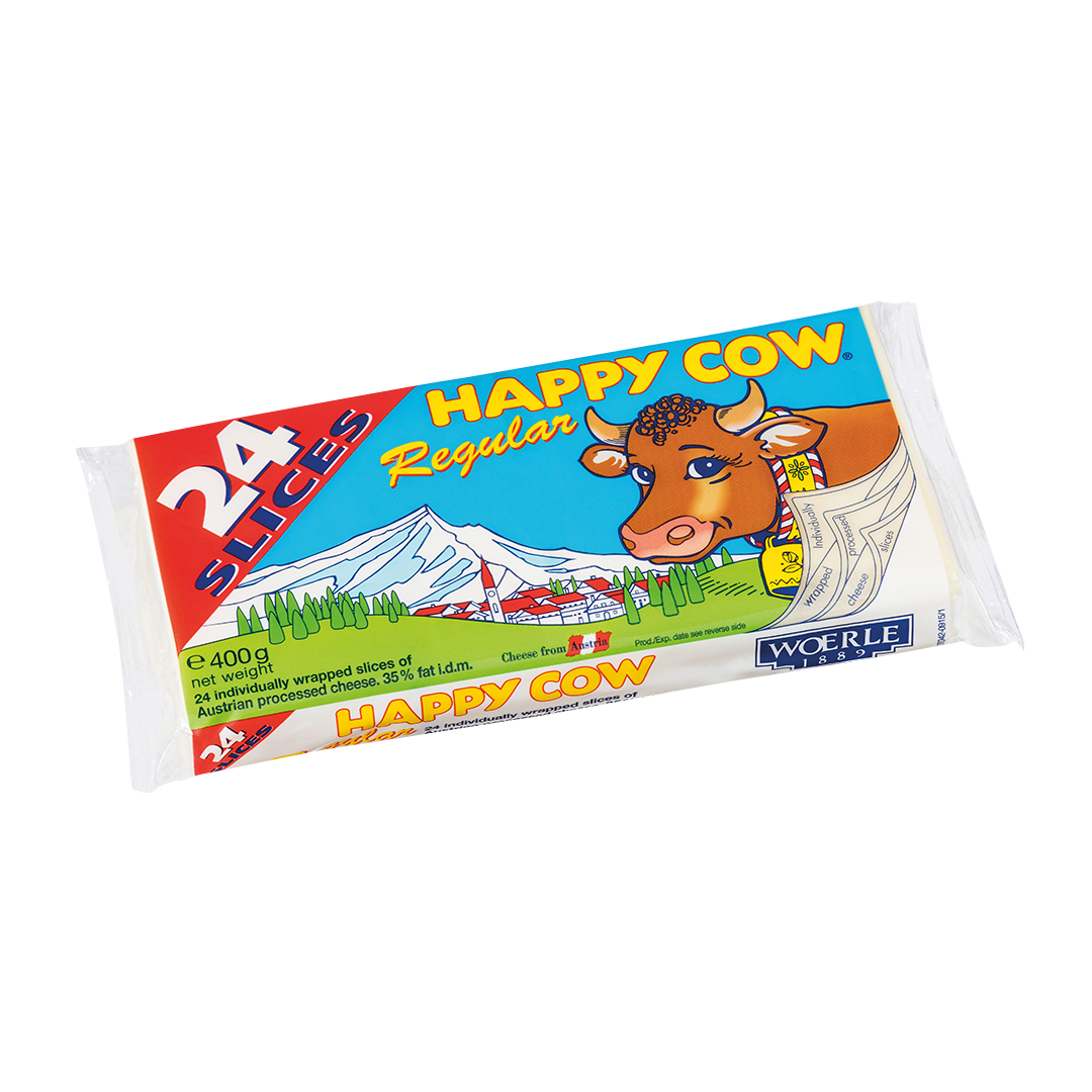 Happy Cow Double Pack Slices 12/400g