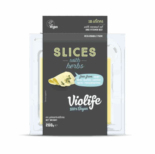 Violife slices original flavour 12/200g
