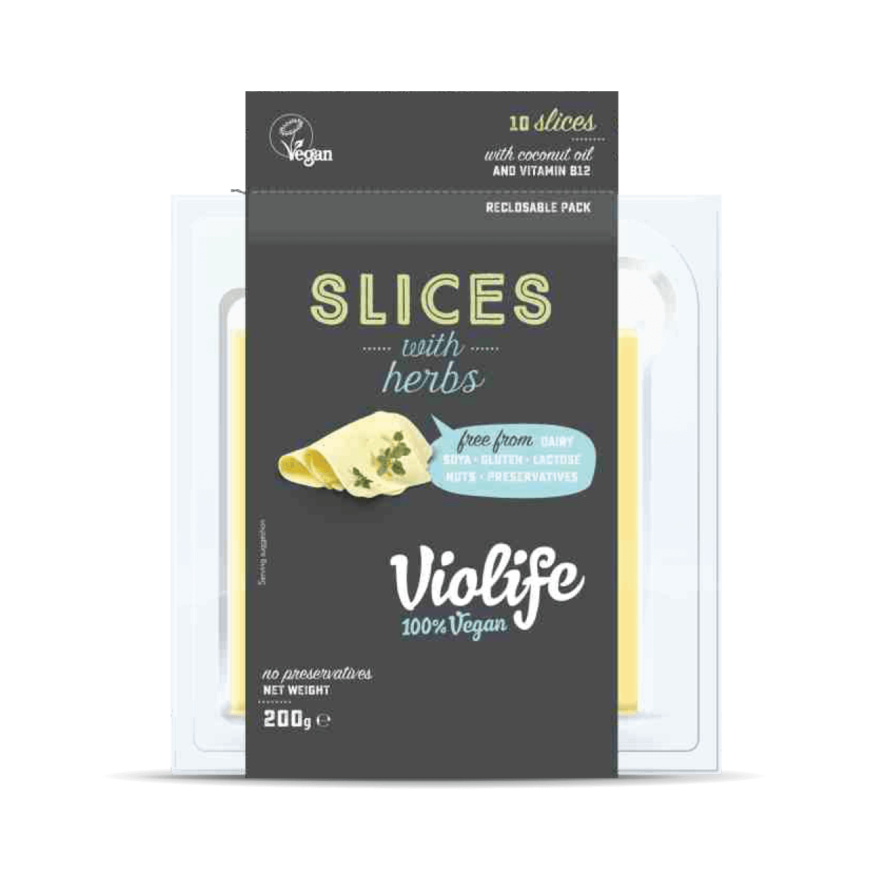 Violife slices original flavour 12/200g