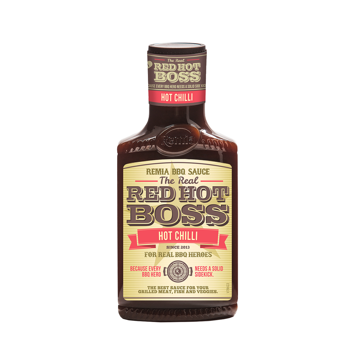 Remia BBQ Hot Chilli Sauce 6/450ml