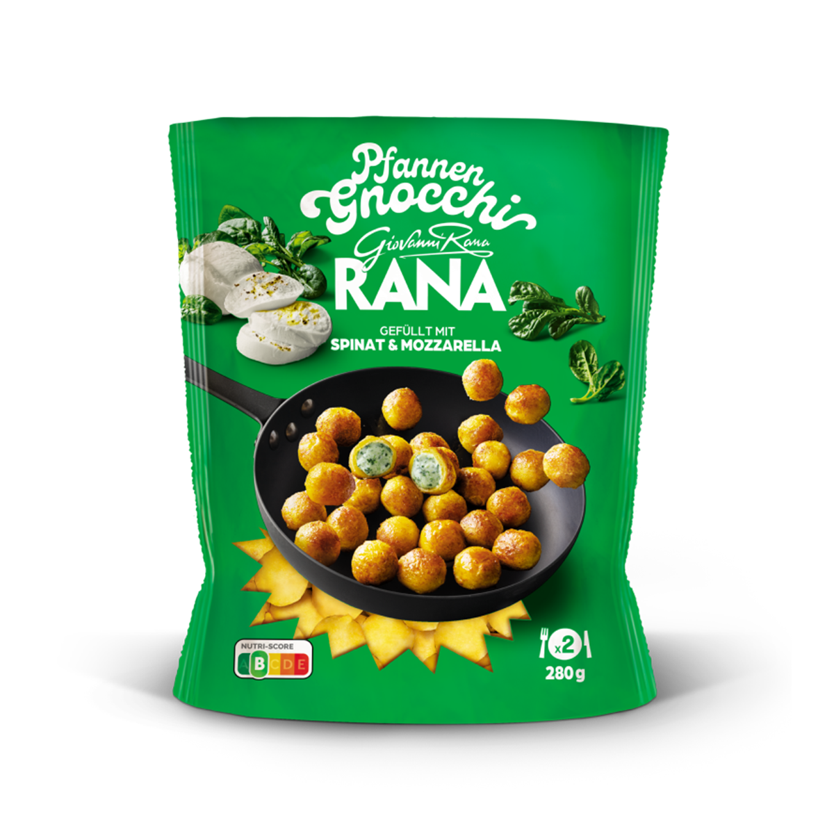 Rana-Gnocchi Spinaq&Mozarella 6/280g