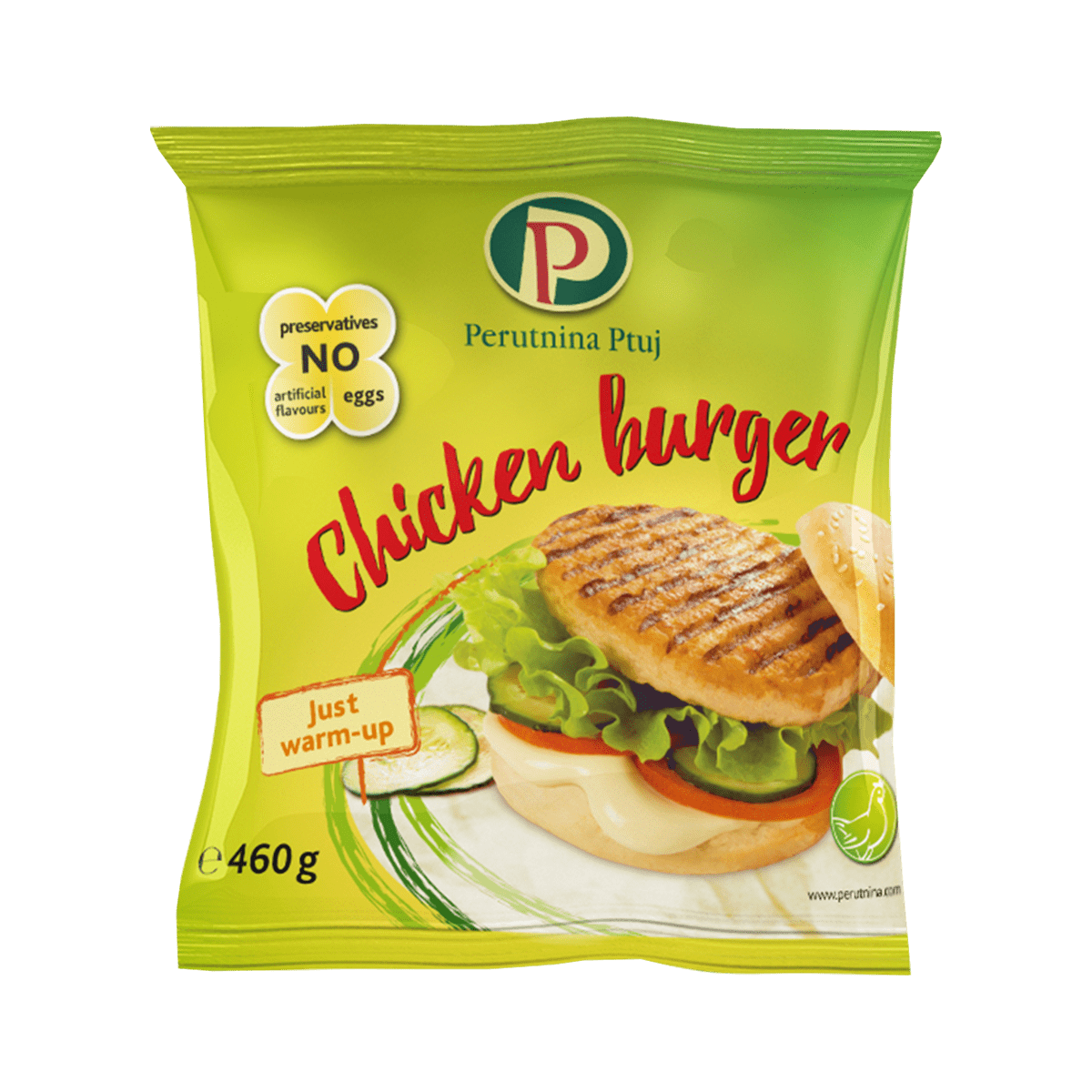 Perutnina chicken burger 14/460g (4166)