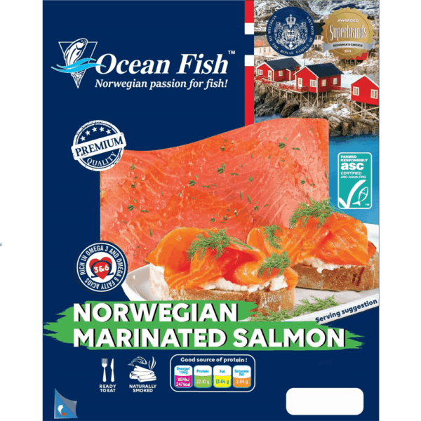 Salmon i marinuar ne rriska 10/100g