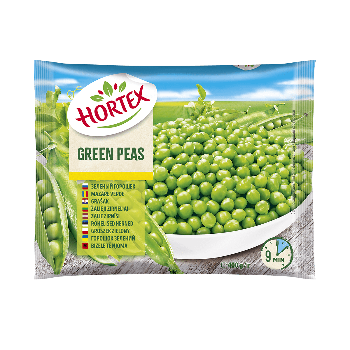 Hortex bizele te njoma 14/400g (525)