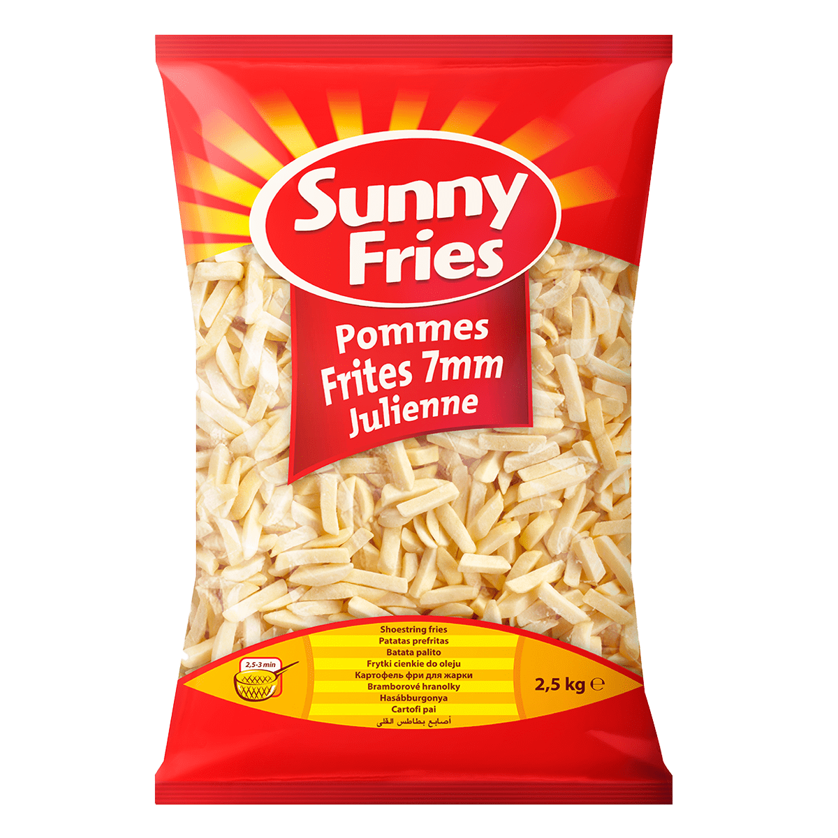 Aviko Sunny Fries PF Julienne 5/2.5kg