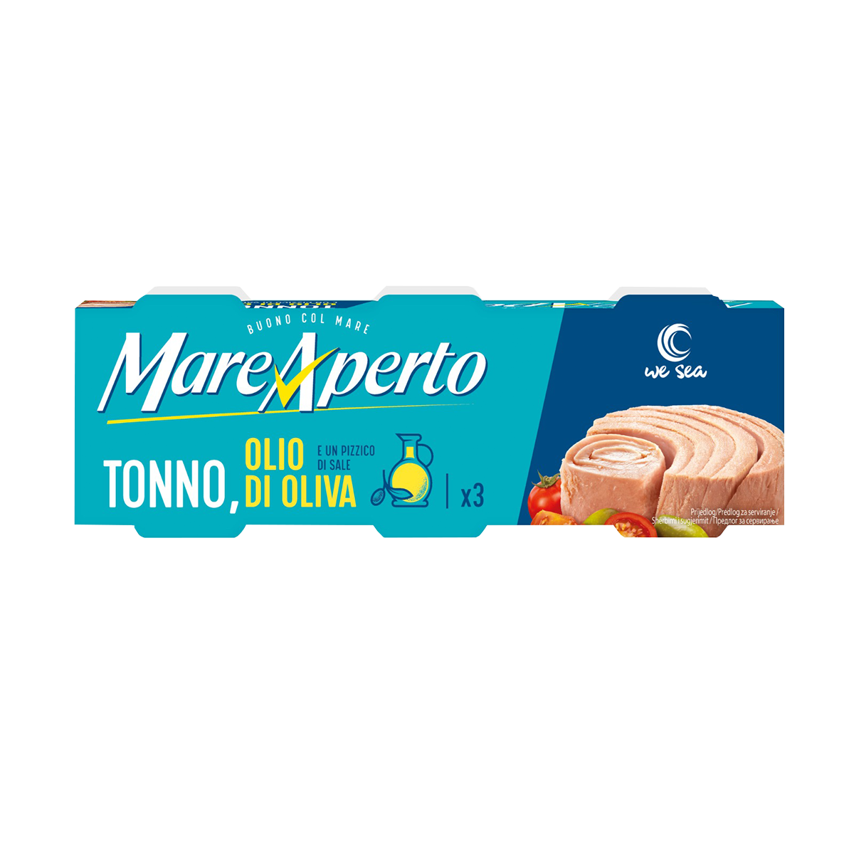 Tuna Mare Aperto ne vaj ulliri 32/3x70gr