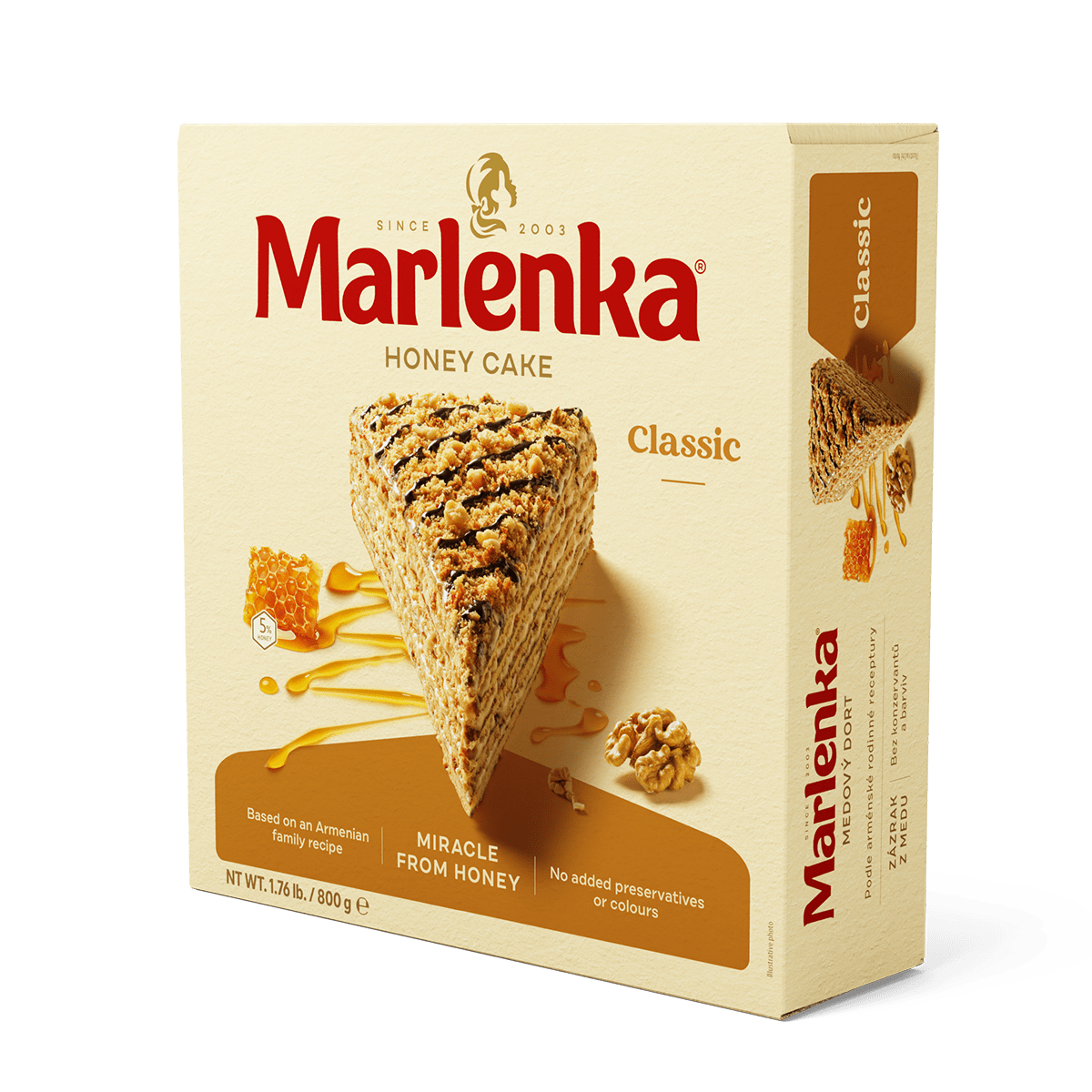 Marlenka Torte mjalti me arra 6/800g