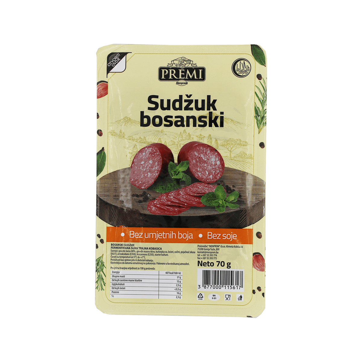Premi suxhuk boshnjak 14/70g
