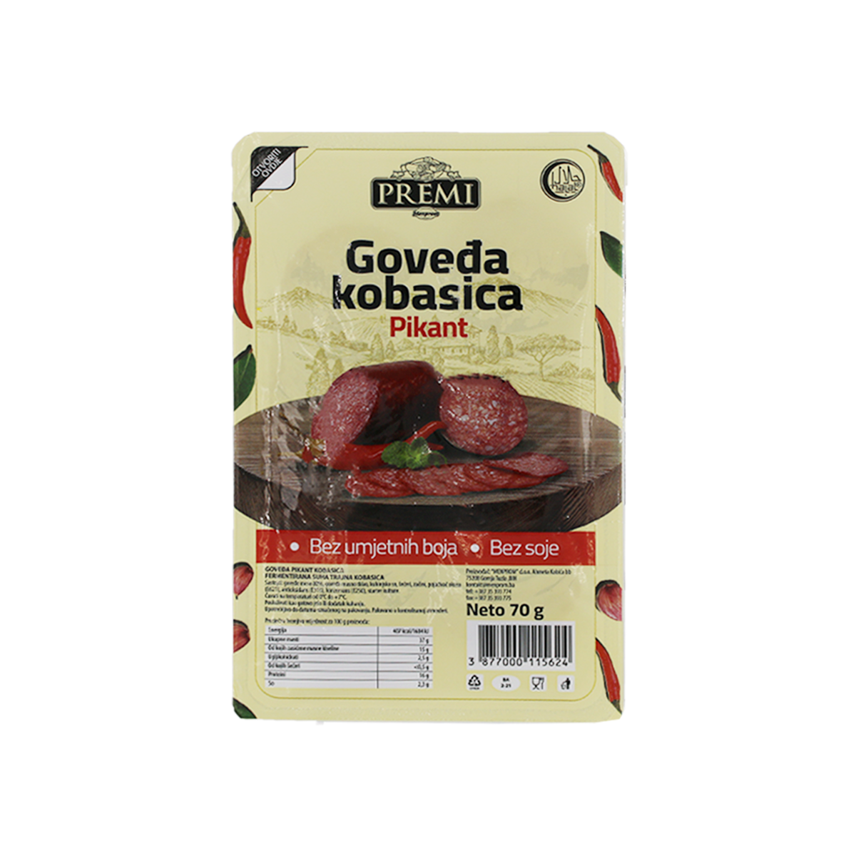 Premi suxhuk vici pikant 14/70g