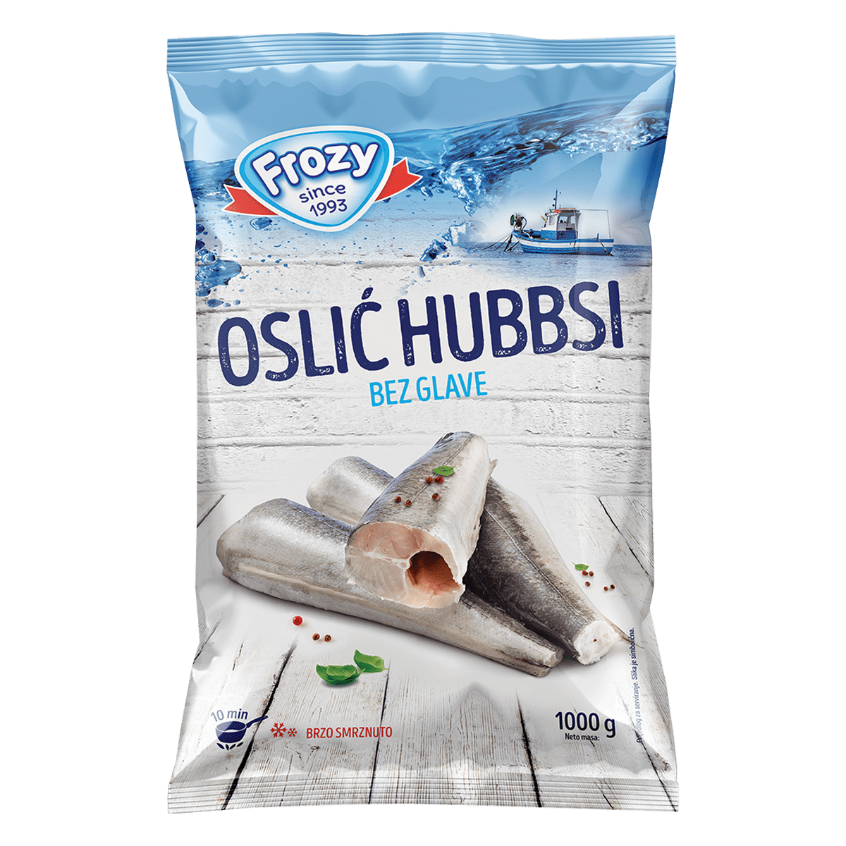 Merluc Argjentine pa koke 6/1000g