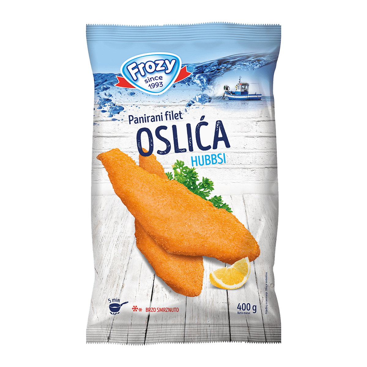 Merluc filet i mbeshtjellur 11/400g