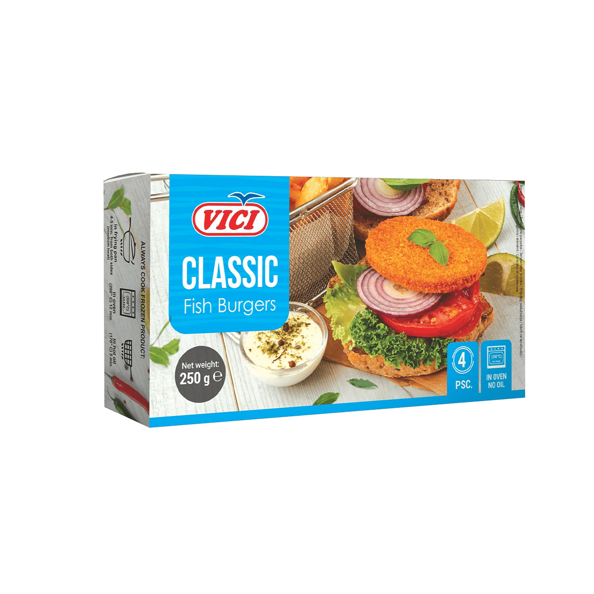 VICI Burger peshku 10/250g