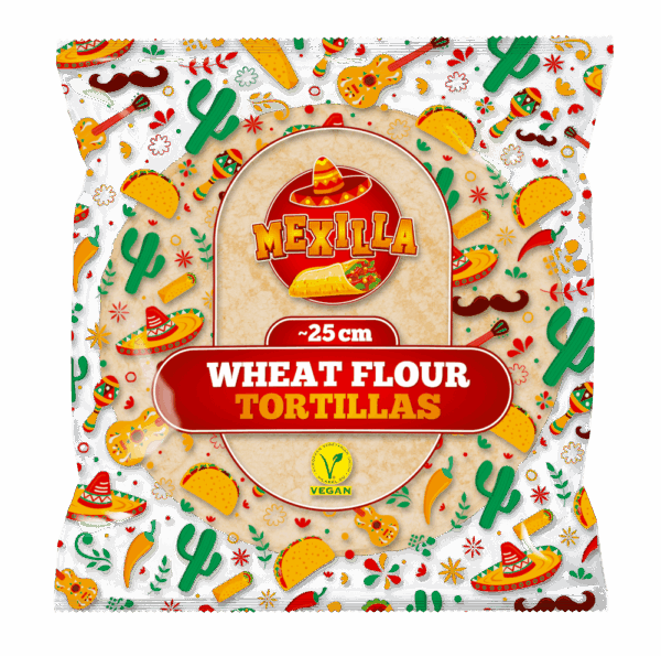 Mexilla Wheat Tortilla 25cm 10/600g(766)