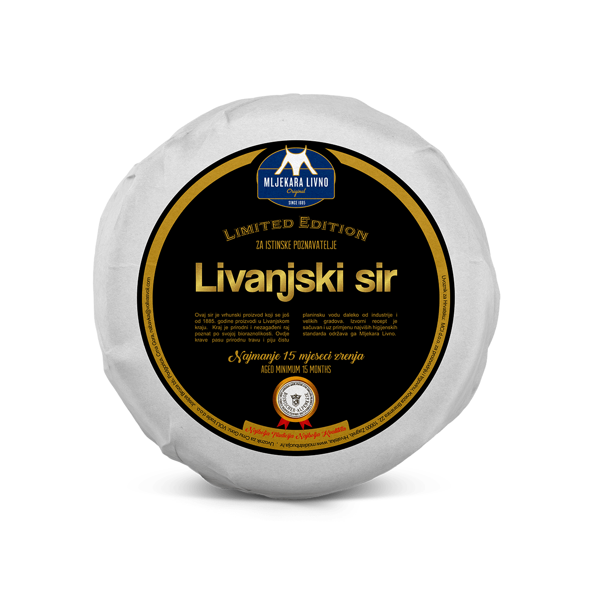 Livno kaçkavall (l.e)2/ca.2.3kg