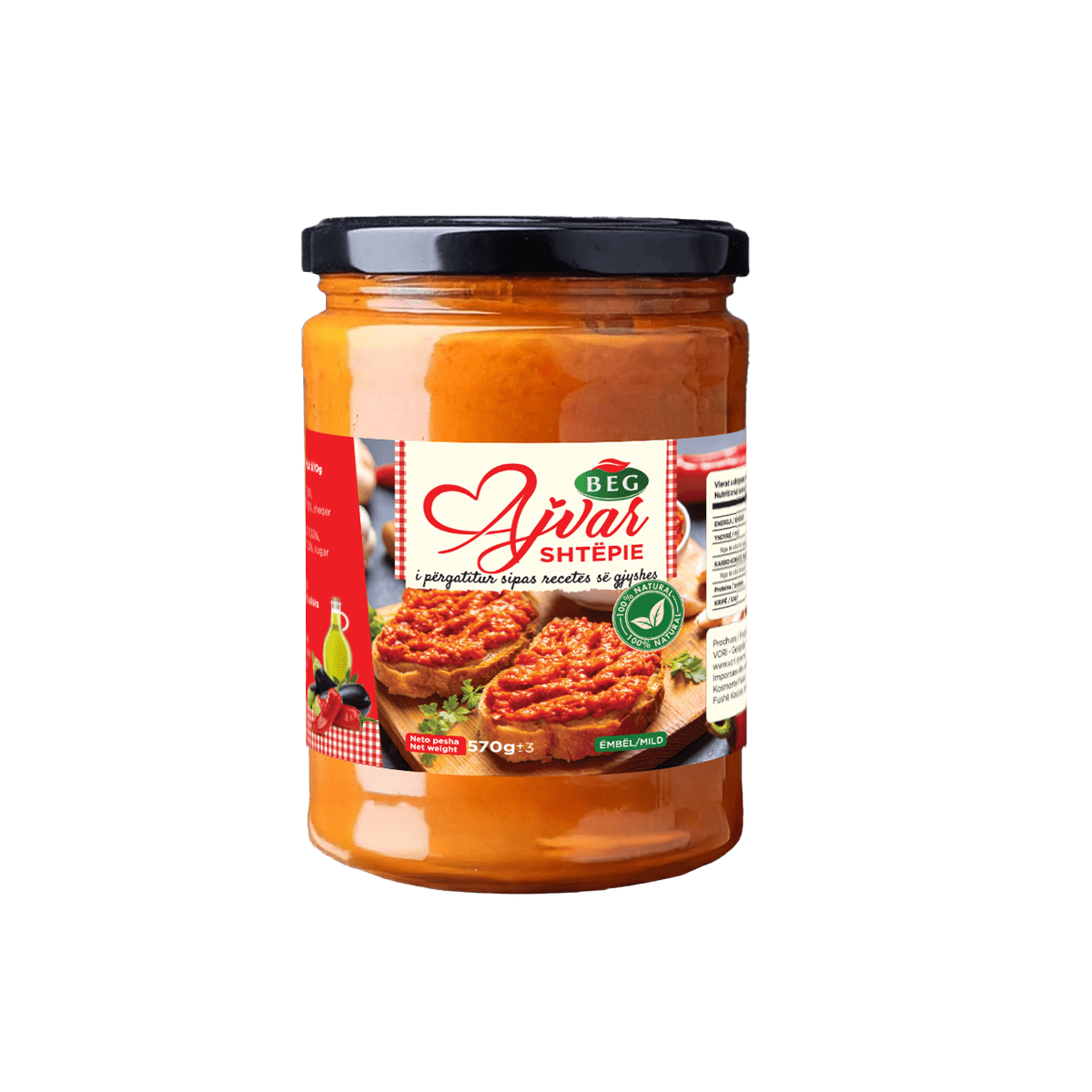 Beg - Ajvar i shtëpisë i ëmbël 12/570gr