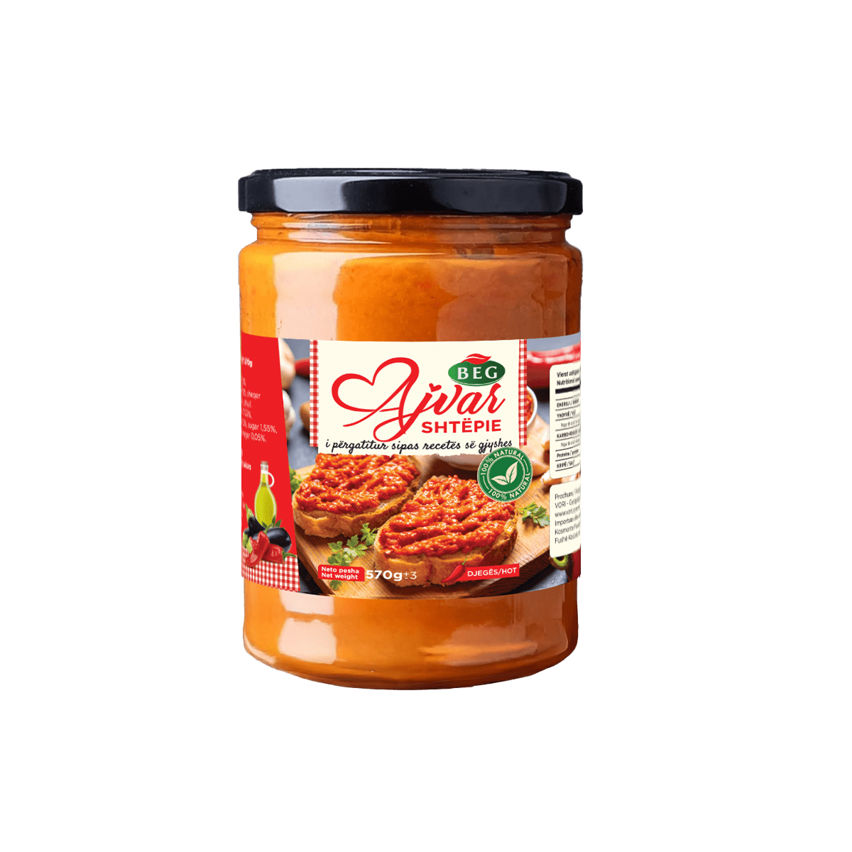 Beg - Ajvar i shtëpisë i djegës 12/570gr