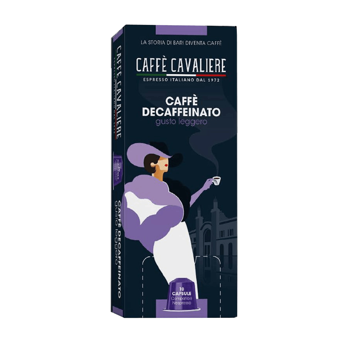 Cavaliere Capsule Espresso Decaff 10/52g
