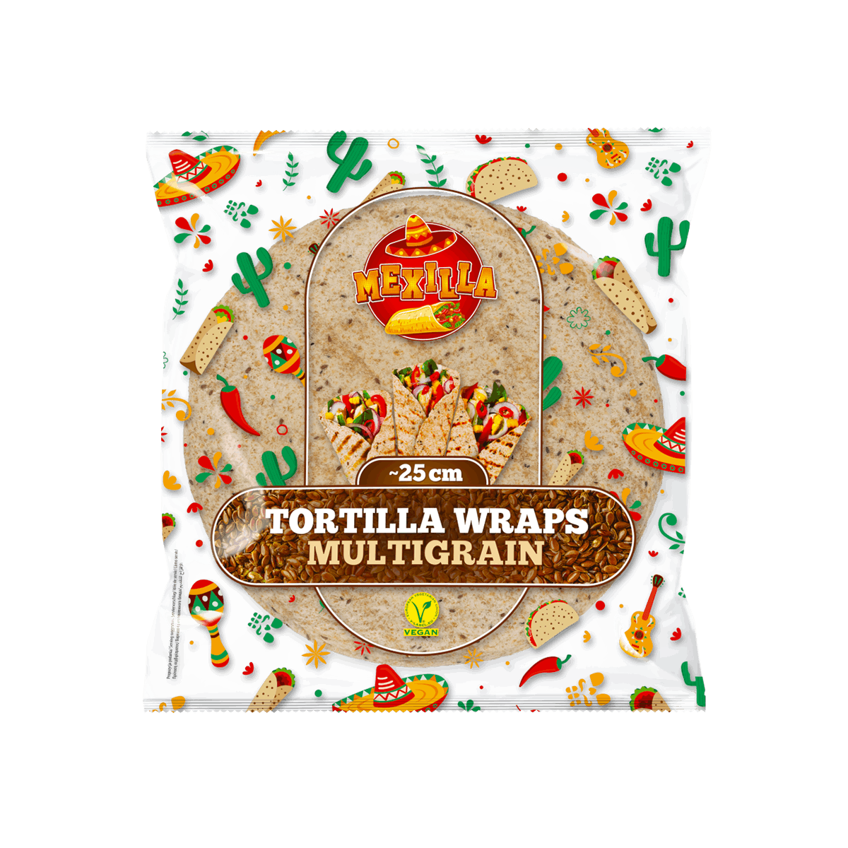 Mexilla Multigrain Tortilla 25cm 15/360g