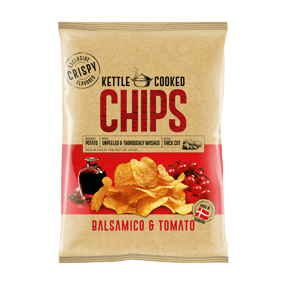 Kettle Patatina Balsamiko&Domate 8/150g