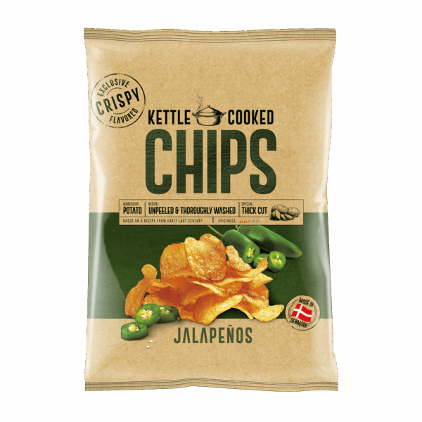 Kettle Patatina me Jalapeno 8/150g