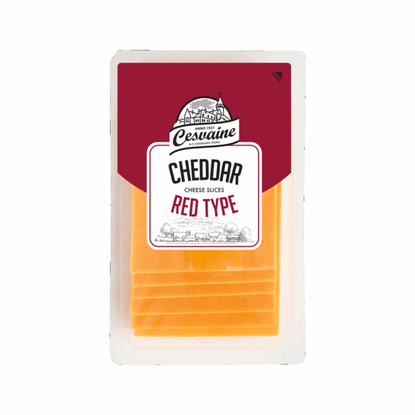 Djath cheddar i kuq ne rriska 12/125g
