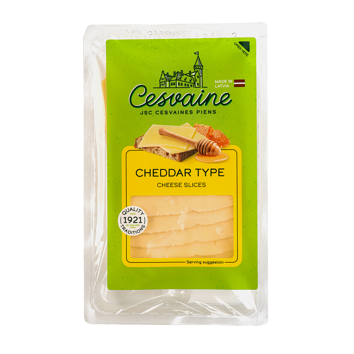 Djath cheddar ne rriska 12/125g