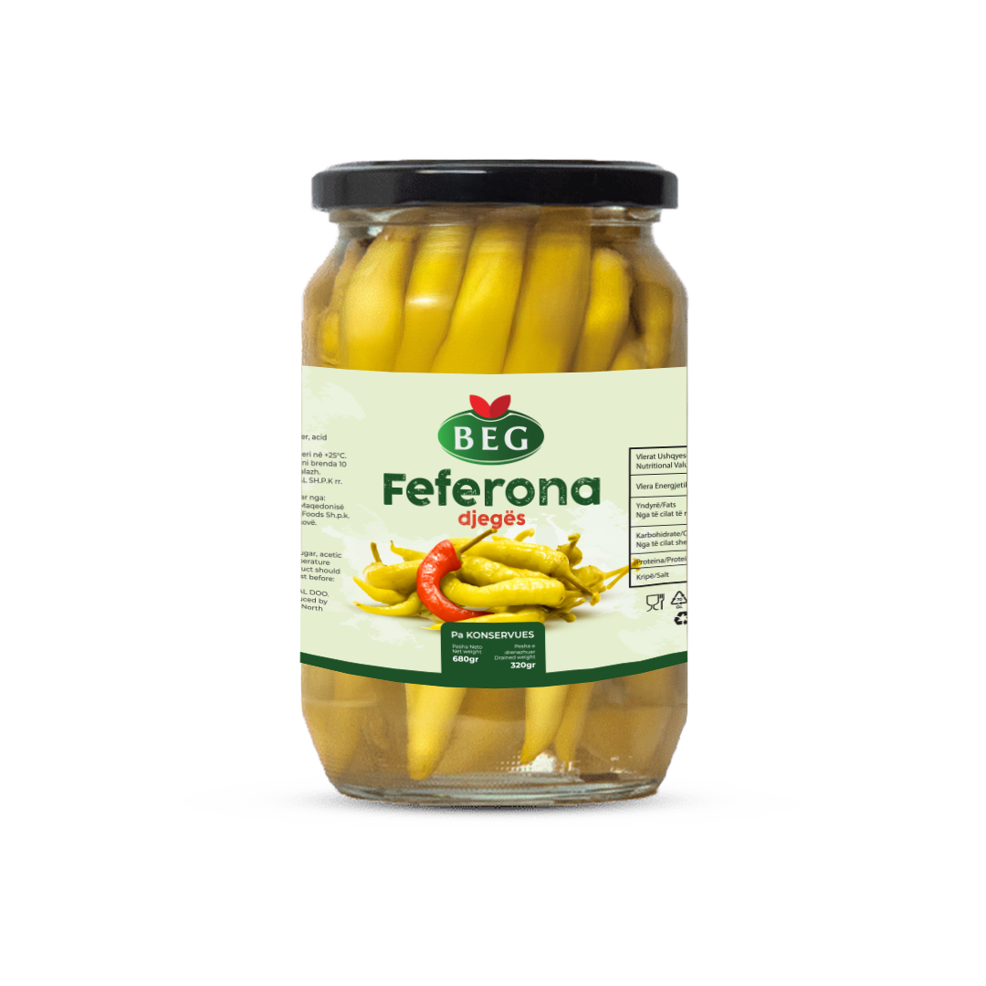 Beg feferona turshi 12/680g