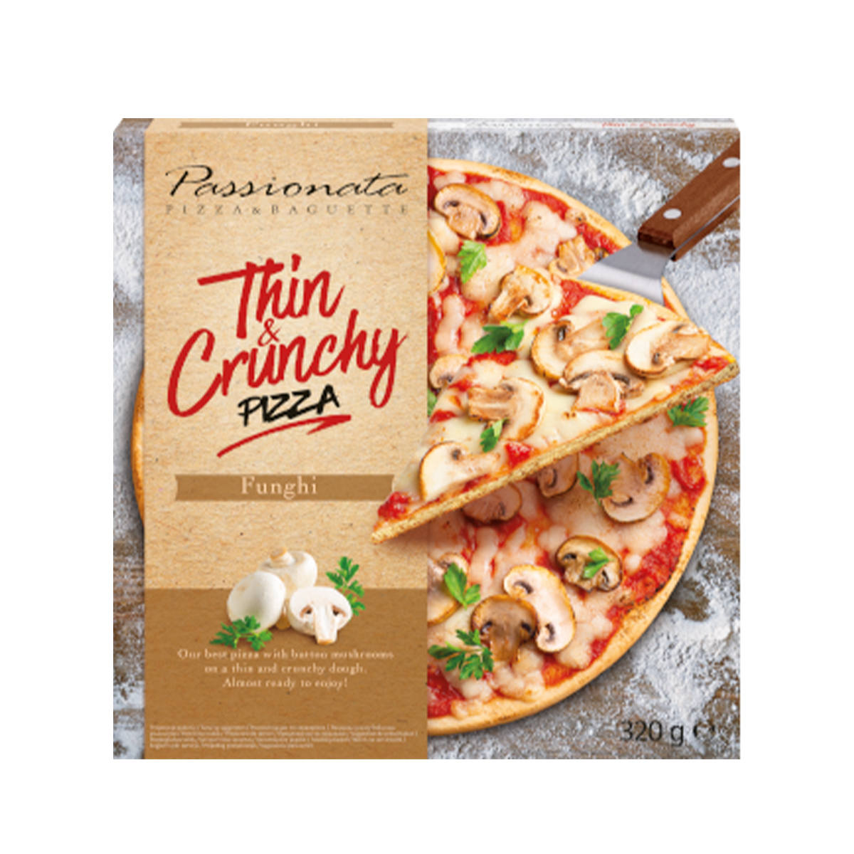 Iglotex Pizza Funghi 6/320g