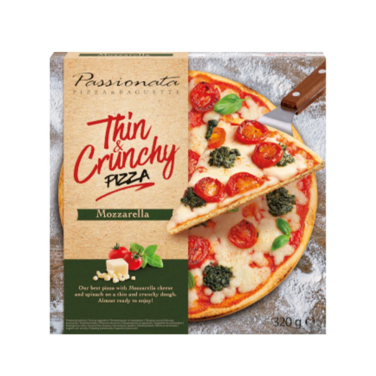 Iglotex Pizza Mozzarella 6/320g
