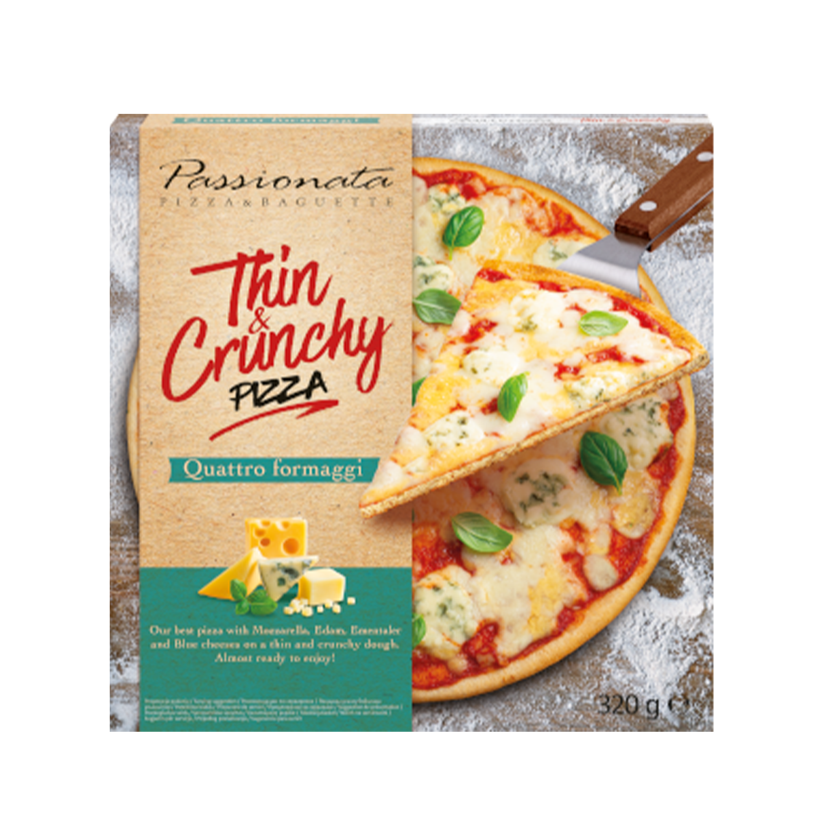 Iglotex Pizza Quattro Formaggi 6/320g