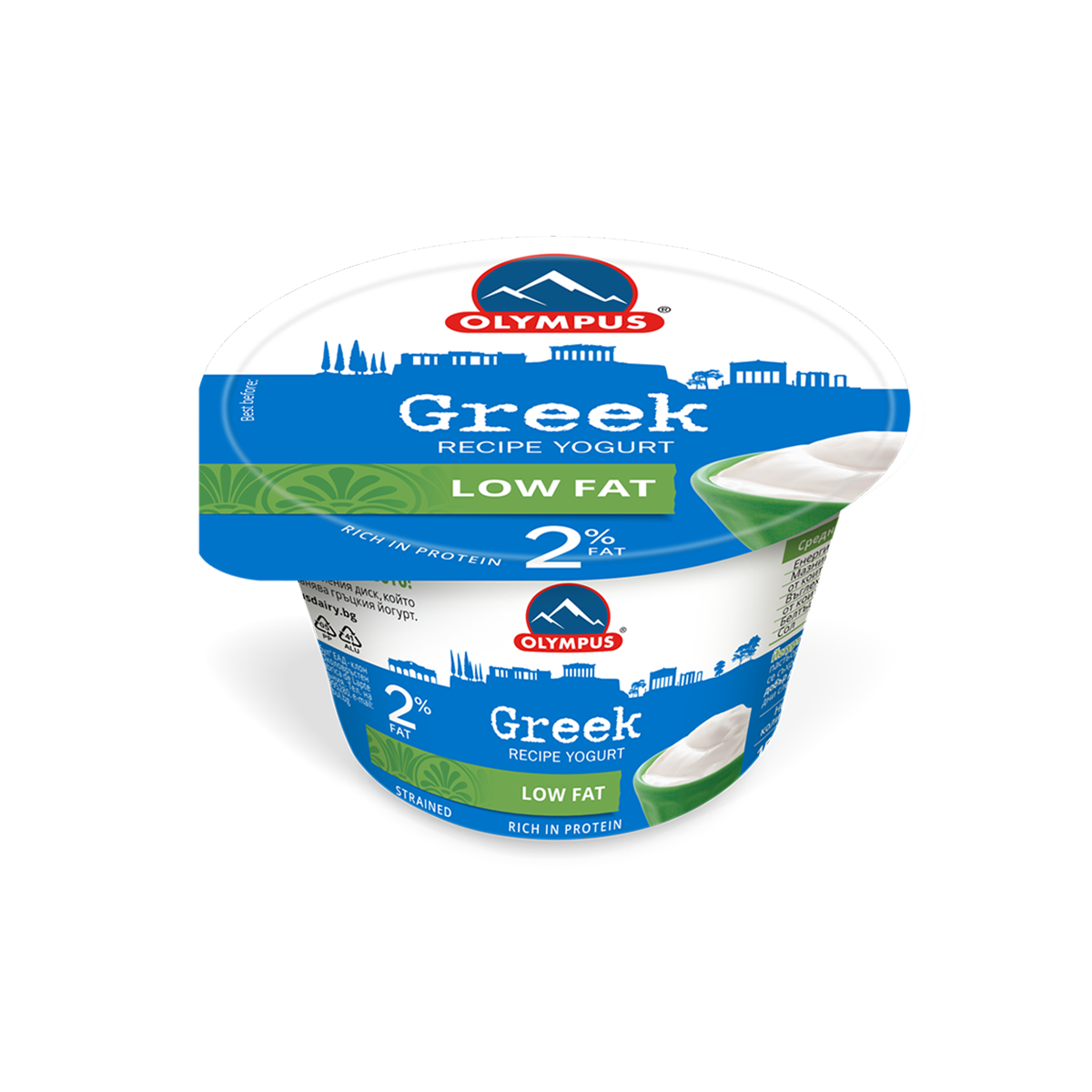 Olympus Jogurt Grek 2% Yndyrë 6/150g