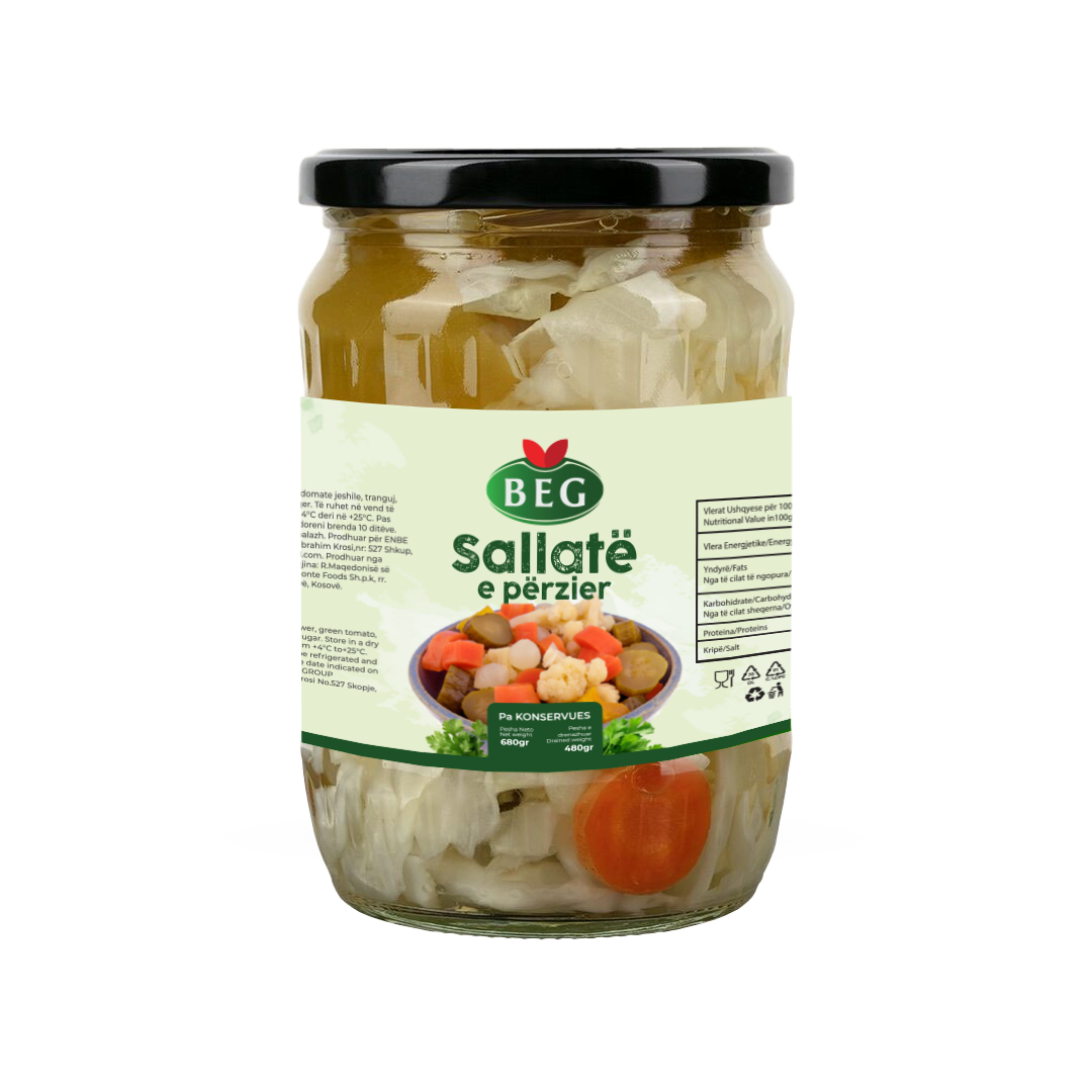 Beg sallate e perzier turshi 12/680g