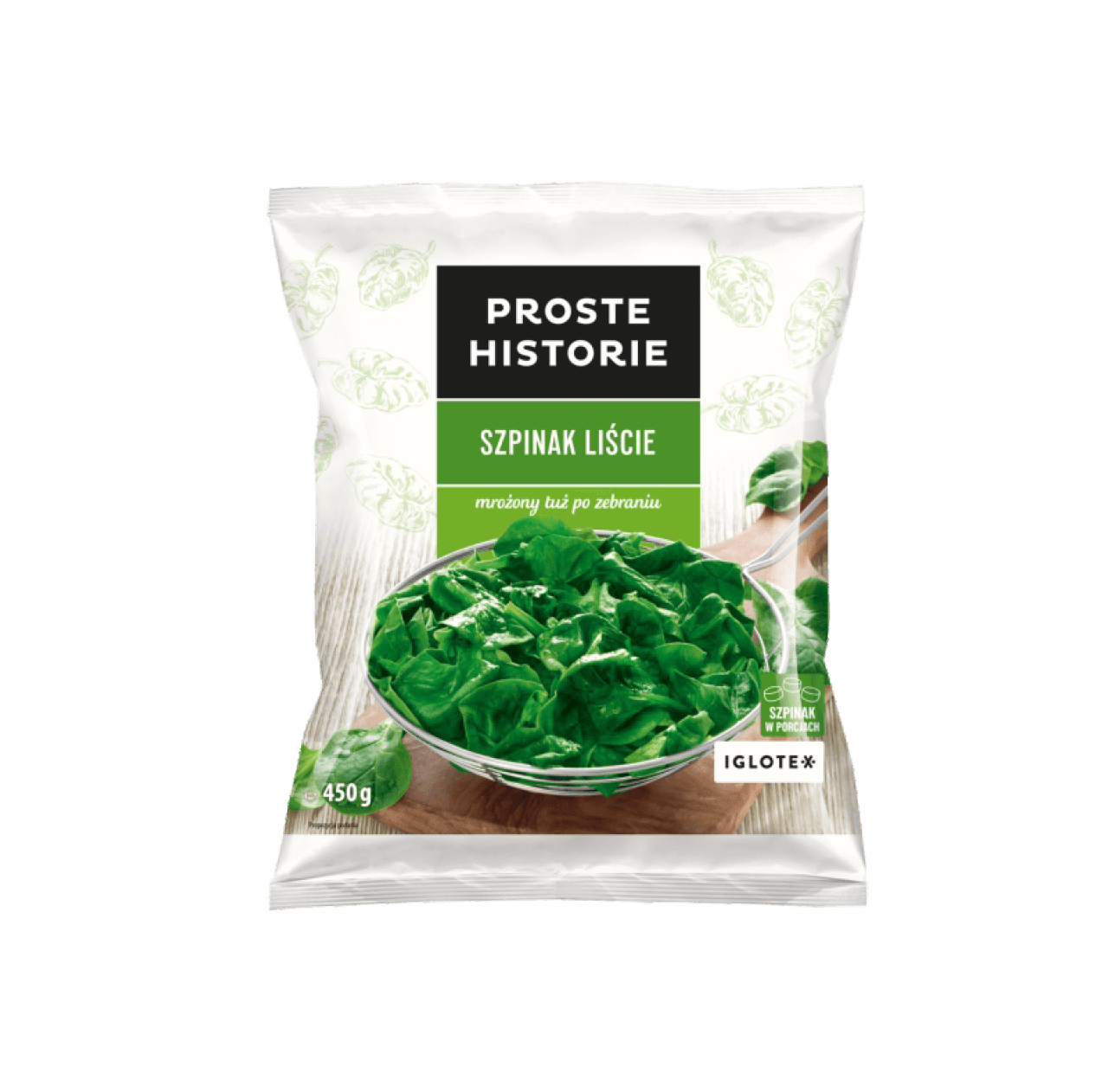 Iglotex gjethe spinaqi 14/450g (907)