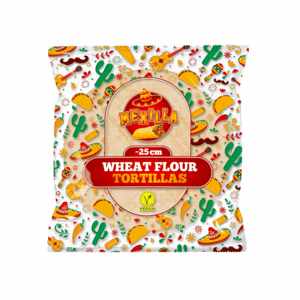 Mexilla Wheat Tortilla 25cm 15/360g(704)