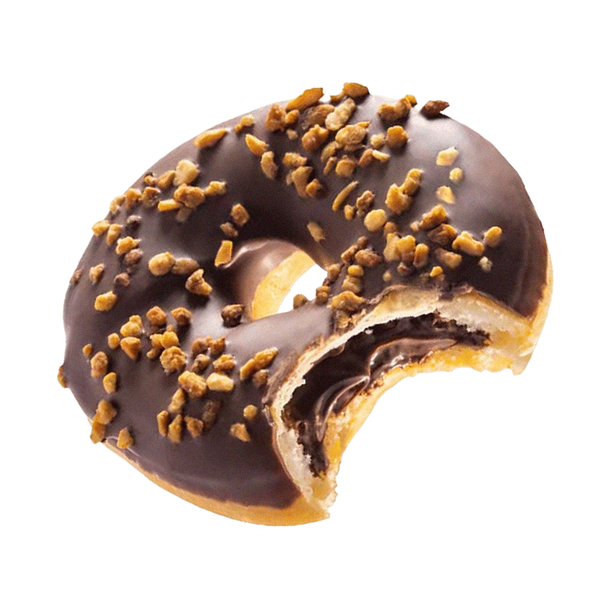 Filled Donut Choco & Nut 3/2.48kg(12*69g)