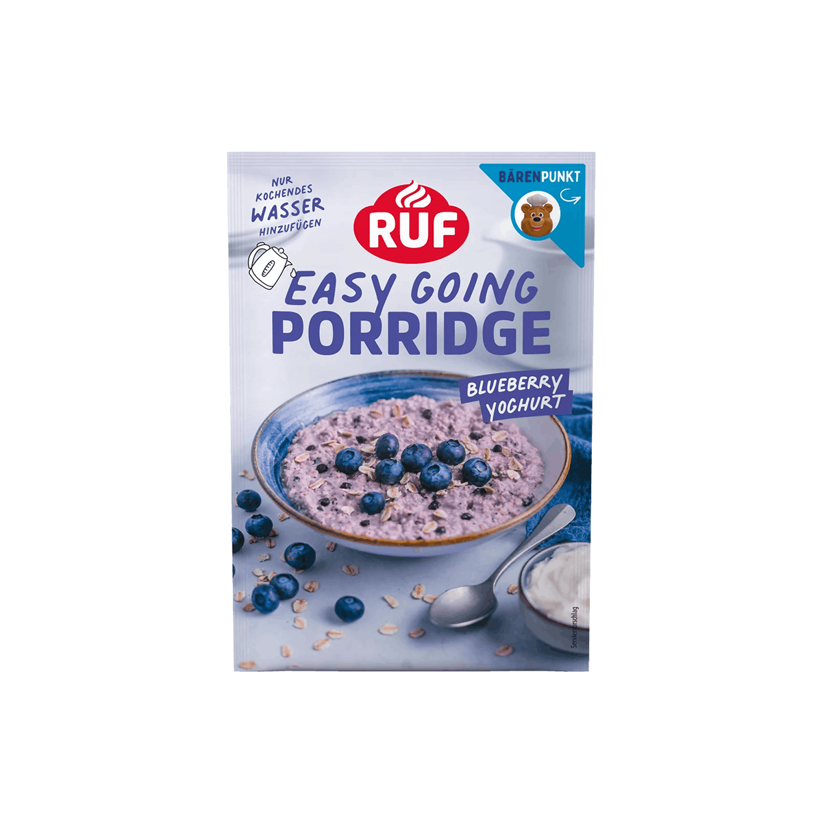 Ruf Porridge me boronice & jogurt 13/65gr