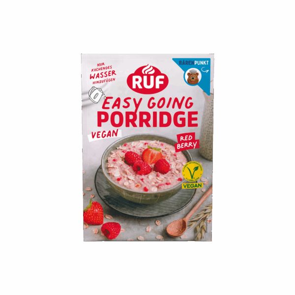 Ruf Porridge me fruta të kuqe 13/60gr