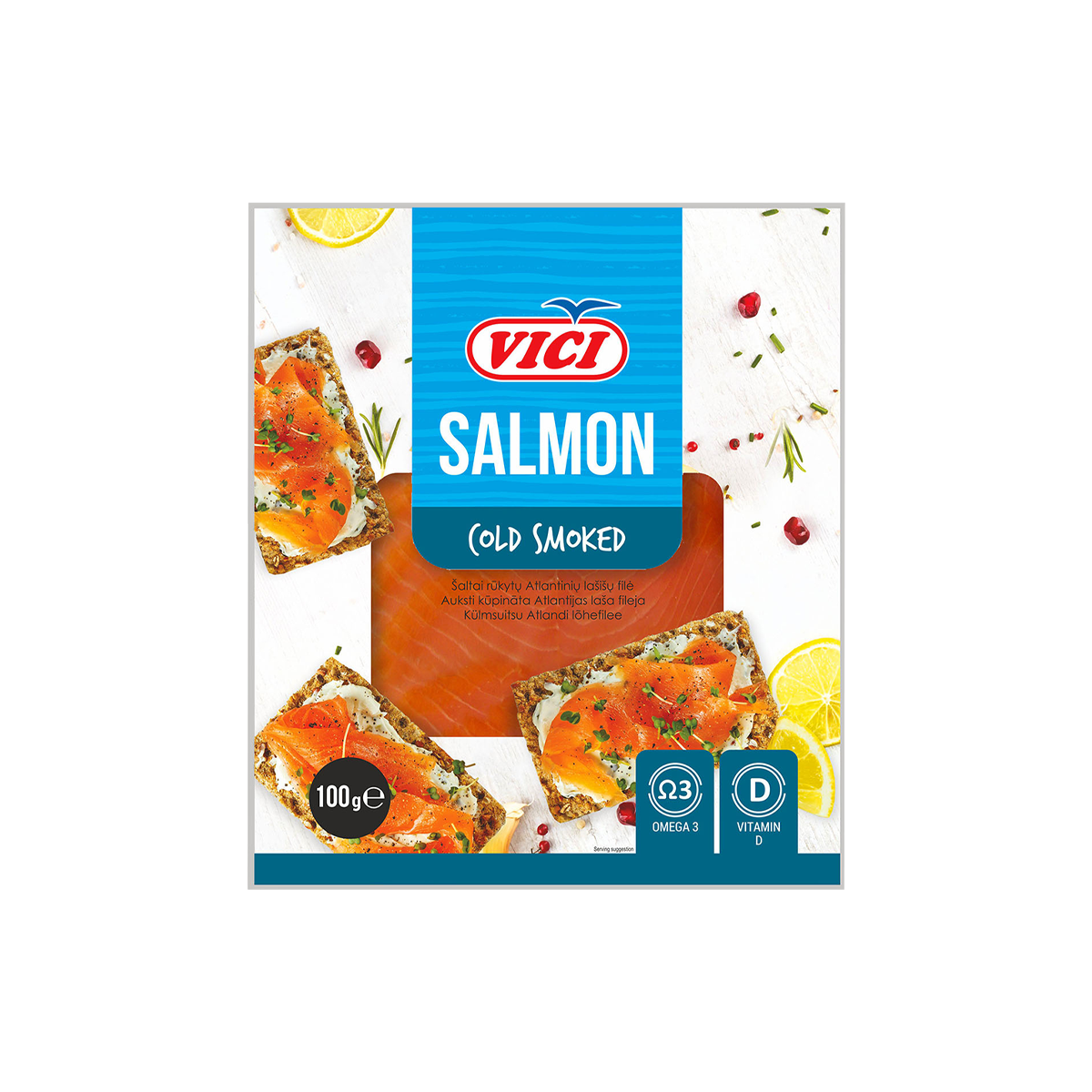 Vici Salmon i tymosur në rriska 30/100gr